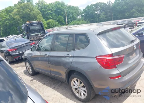 2015 BMW X3 xDrive28I из США, поврежденный, VIN 5UXWX9C54F0D52297